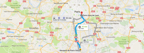 Gare de Lyon Orly Taxi